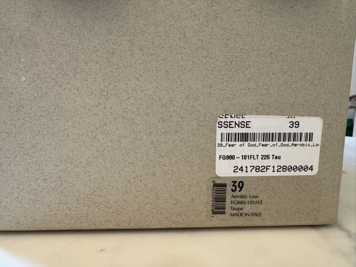 Fear of God Fear of God Taupe Aerobic Low Sneakers Size US 7.5 / EU 40-41 - 14 Thumbnail