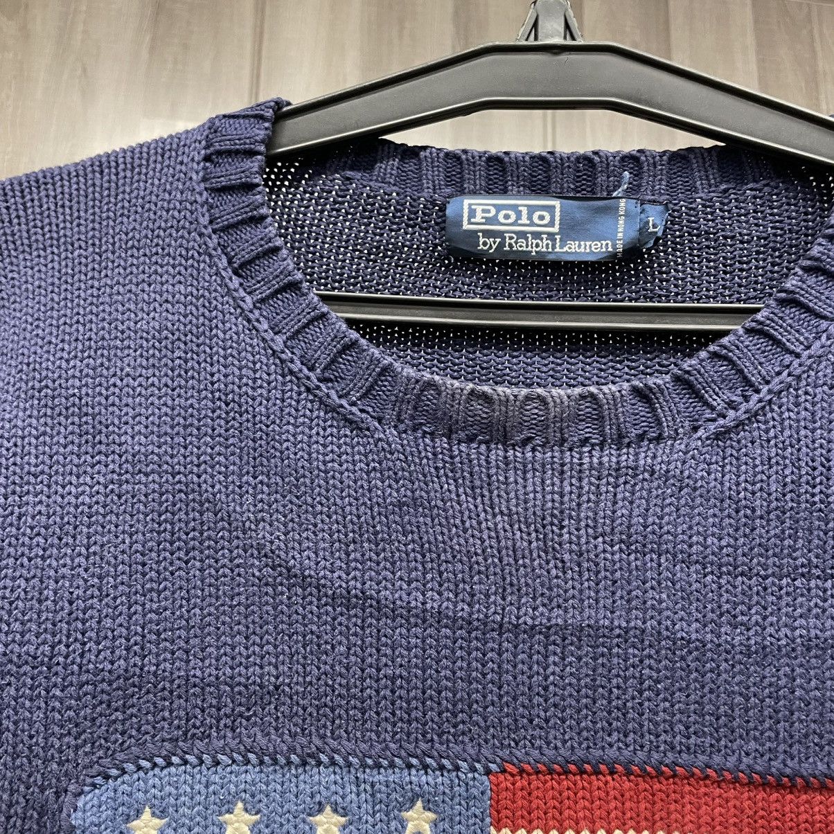 Polo Ralph Lauren Polo Ralph Lauren American Flag Sweater Size US L / EU 52-54 / 3 - 7 Thumbnail