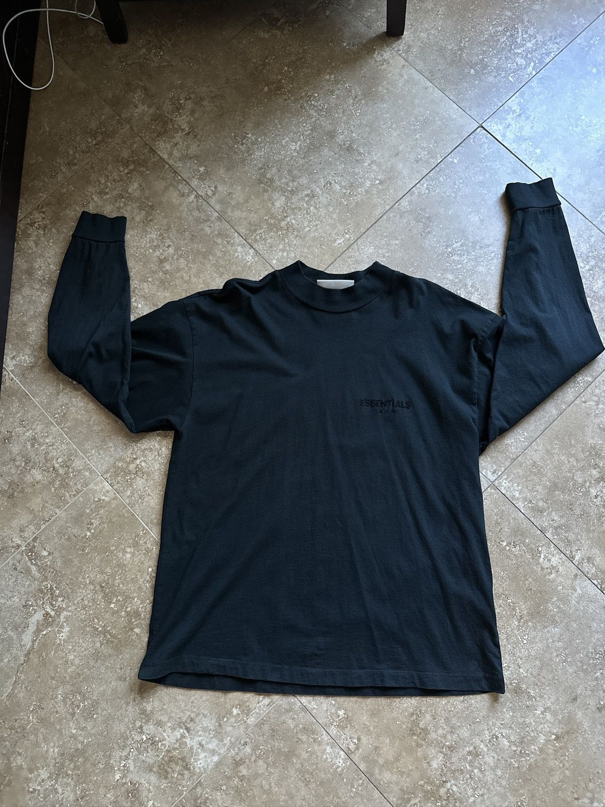 Essentials × Fear of God Fear of God Essentials Black Long Tee Size US M / EU 48-50 / 2 - 1 Thumbnail