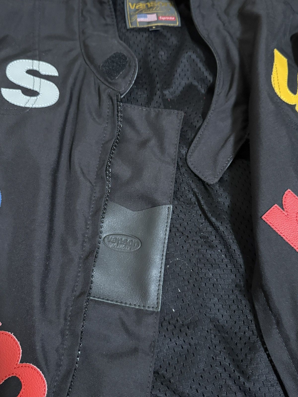 Supreme × Vanson Leathers 🔥Supreme x Vanson Leathers Multi Logo Letters Cordura Jacket Size US L / EU 52-54 / 3 - 22 Thumbnail