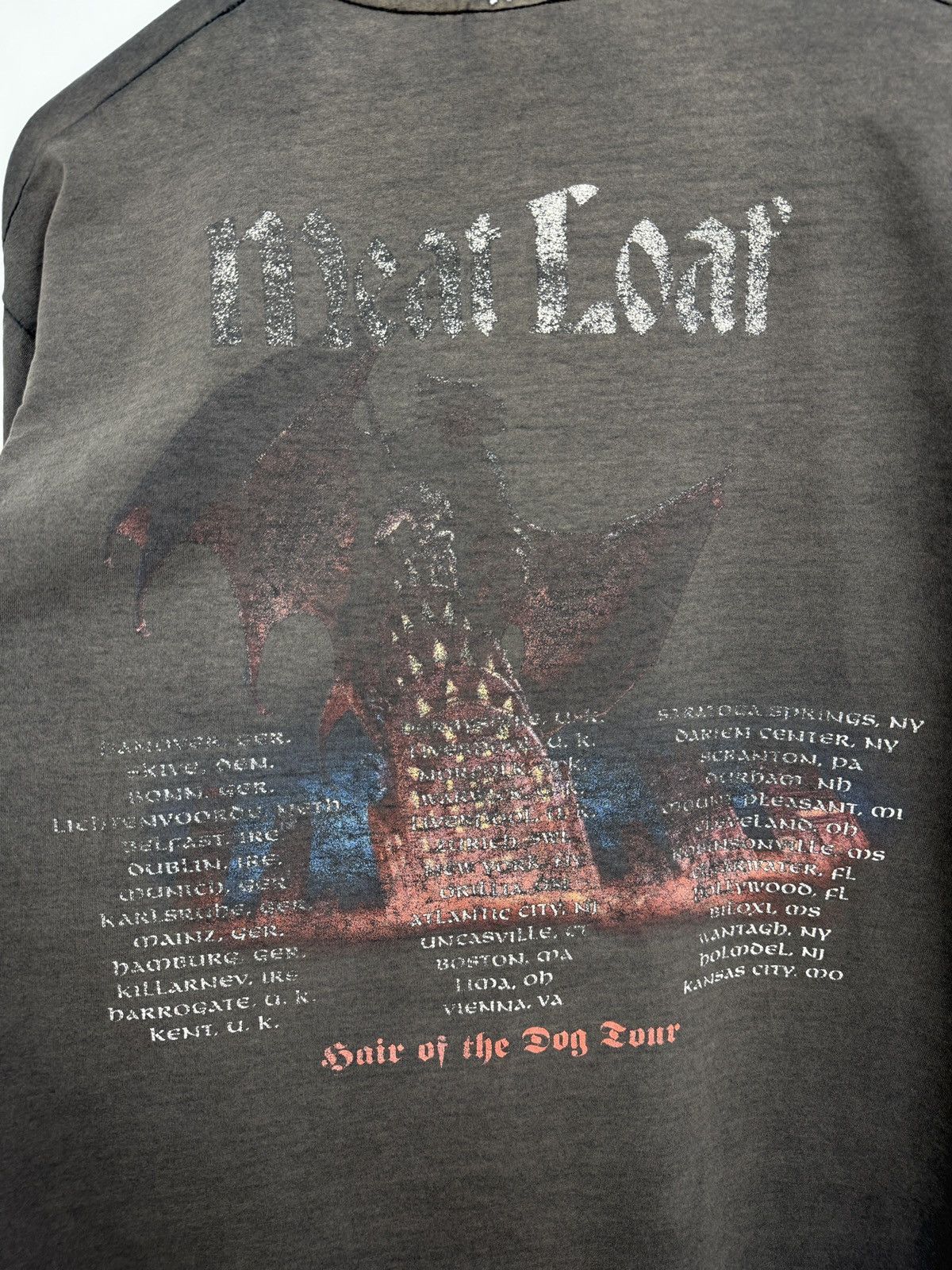 Band Tees 🇺🇸 Vintage 2006 Meat Loaf Hair of the Dog Tour T-Shirt Retro Size US L / EU 52-54 / 3 - 8 Thumbnail