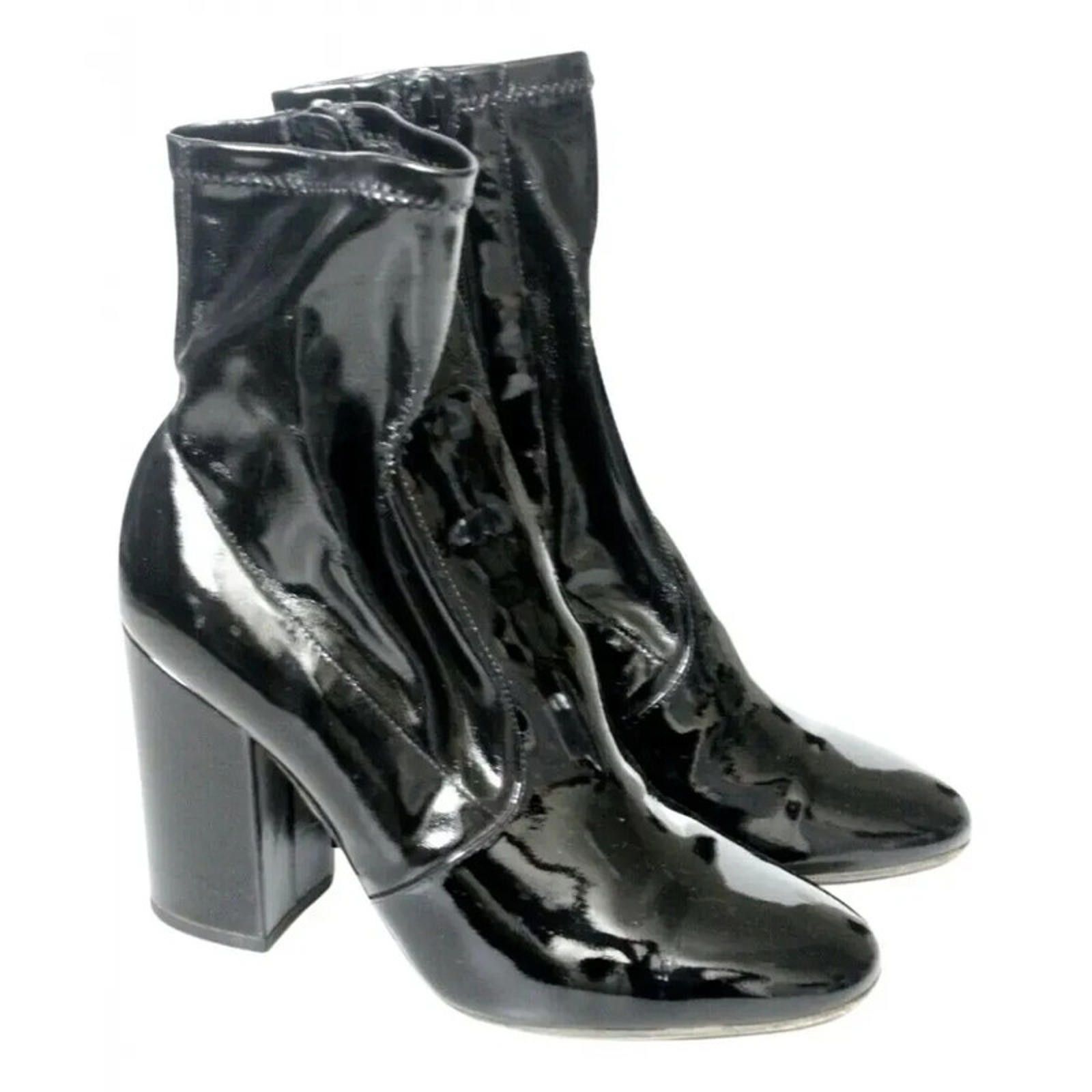 Valentino Valentino Black Patient Sock Ankle Boots 36 uk 3 Size US 5 / IT 35 - 1 Thumbnail