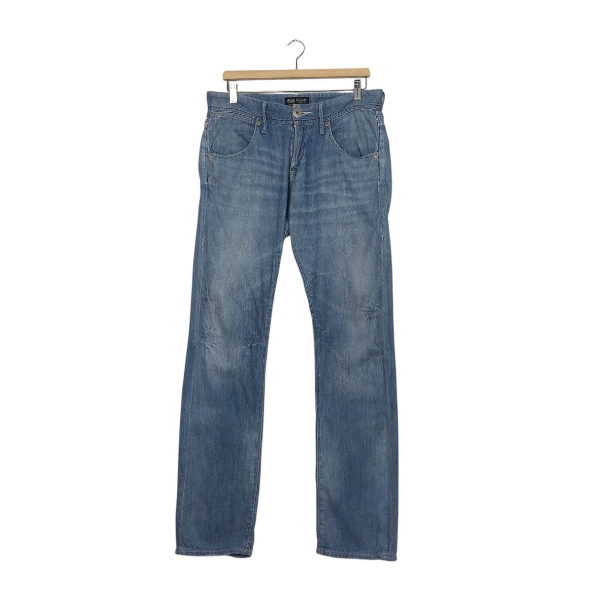 Beams Plus 📌Vintage Denim Jeans Biker Beams Heart Issey Miyake Size 34" / US 12 / IT 48 - 2 Thumbnail
