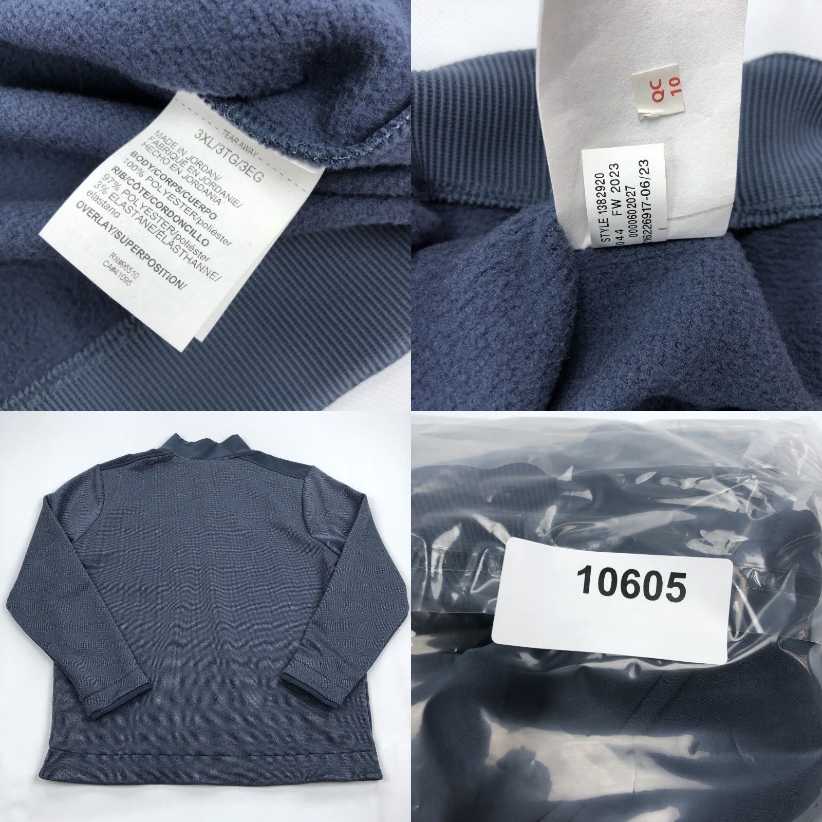 Under Armour Under Armour UA Storm SweaterFleece Pullover 3XL Men’s Blue Golf Mock Neck Shirt Size US XXL / EU 58 / 5 - 8 Thumbnail