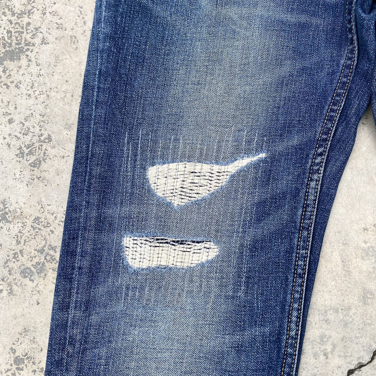 Kim Jones Distressed Jeans Size US 31 - 5 Thumbnail