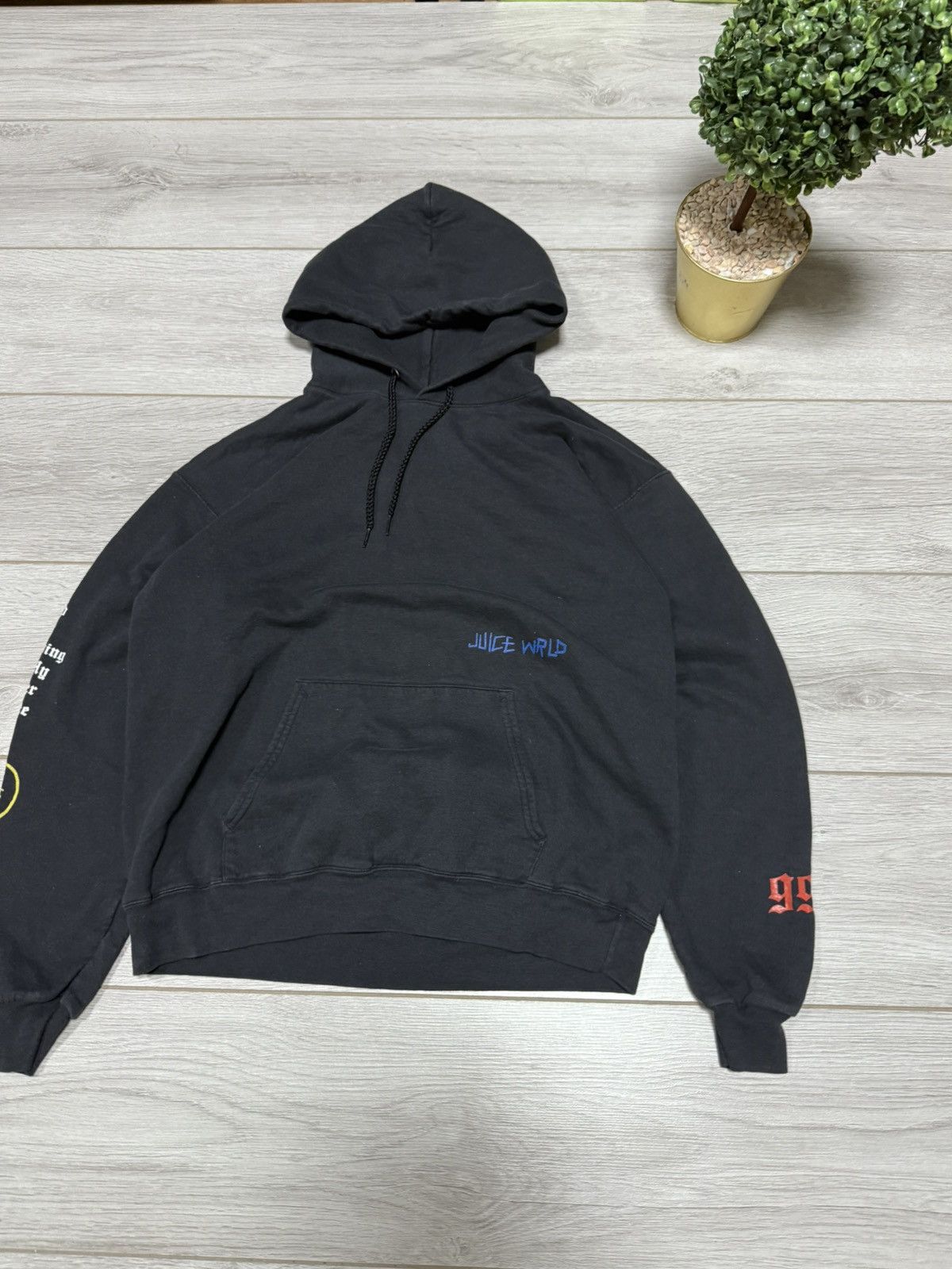 999 Club Juice WRLD - Legends Never Die Hanes Hoodie 999 Club Size S Size US M / EU 48-50 / 2 - 8 Thumbnail
