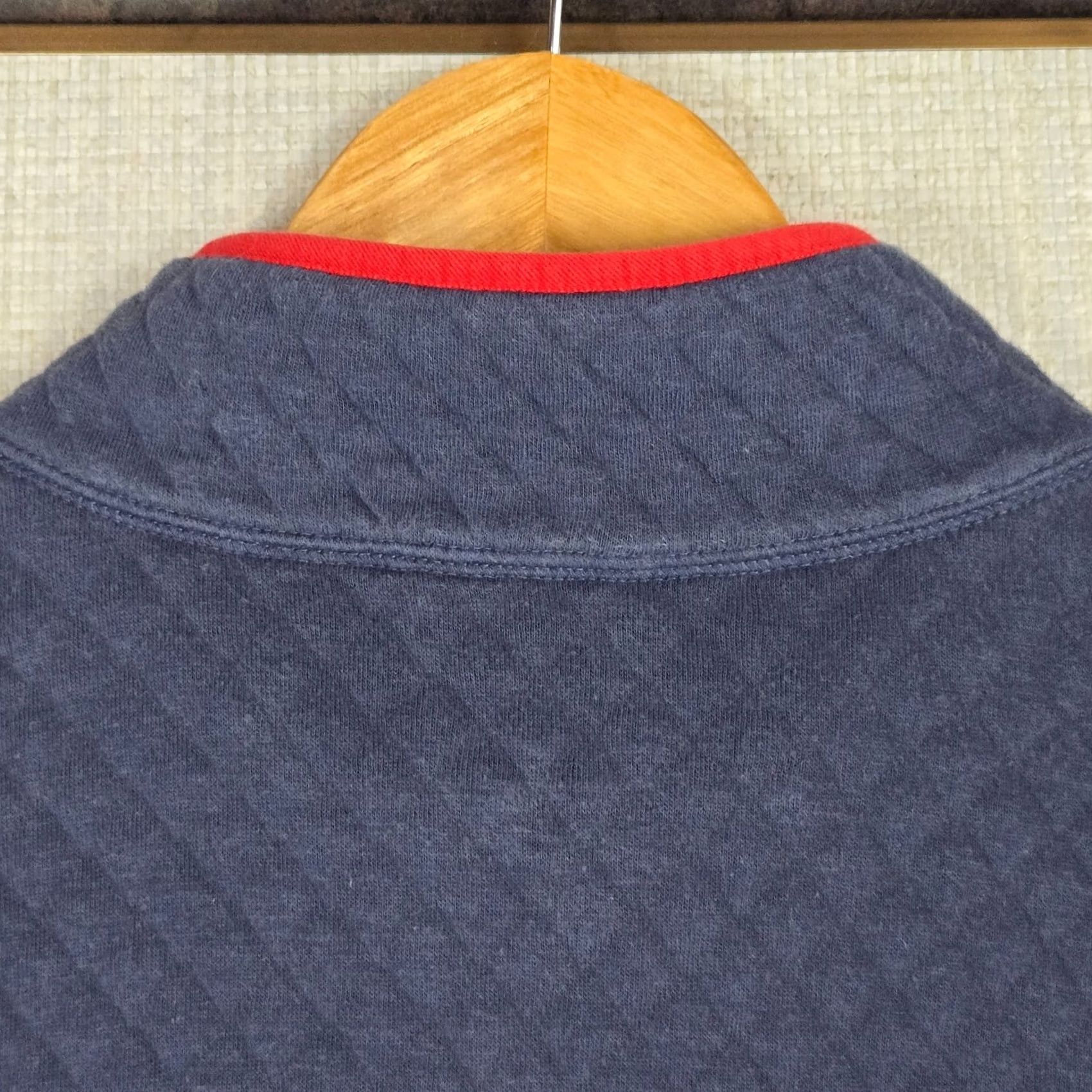 Brooks Brothers Brooks Brothers Men's 2XLT Quilted 1/2 Zip Pullover Sweatshirt Gray Cotton/Poly Size US XXL / EU 58 / 5 - 7 Thumbnail