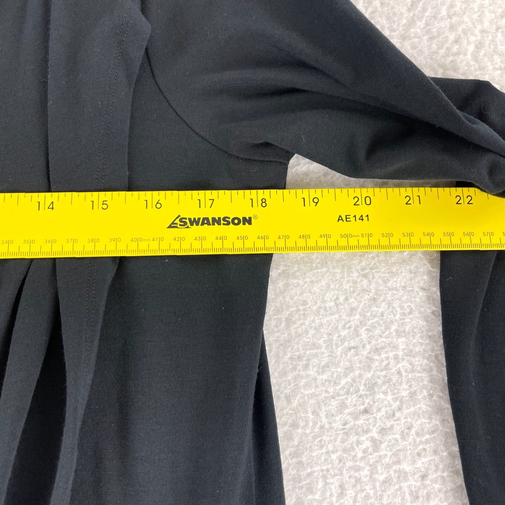 Vintage Betabrand Shirt Womens Medium Solid Black Long Sleeve Faux Wrap Stretch Casual Size M / US 6-8 / IT 42-44 - 5 Thumbnail