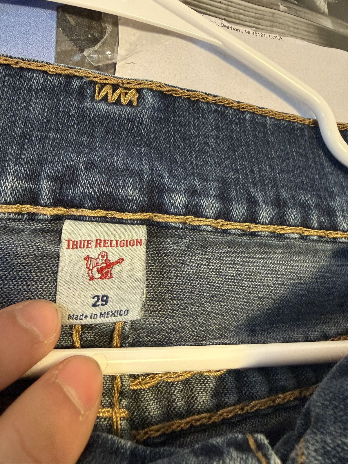 True Religion True Religion ROCCO Relaxed Skinny Jeans Size 29 Size 29" - 6 Thumbnail
