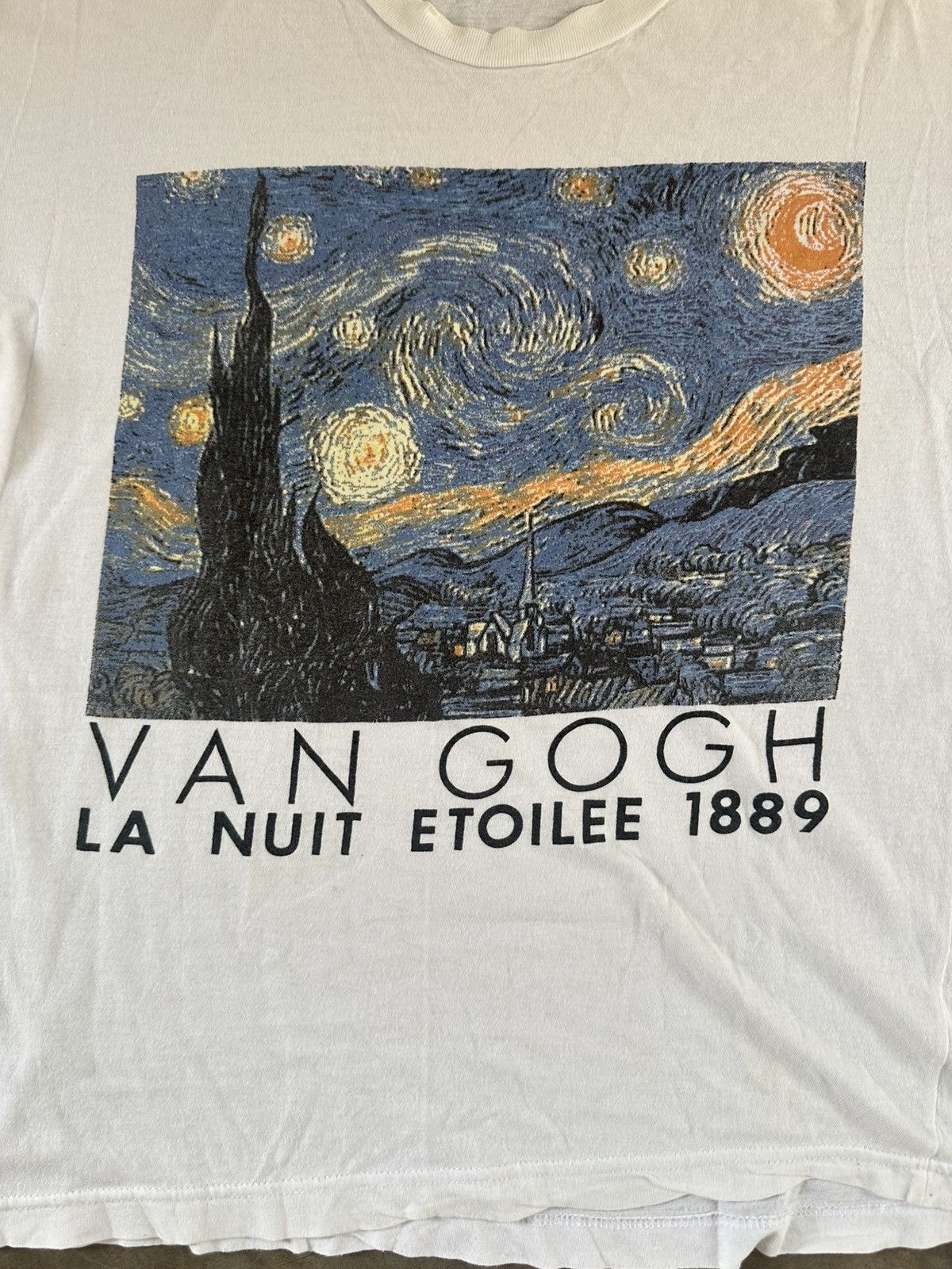Vintage Vtg 90s Van gogh pop art galery boxy tee Size US M / EU 48-50 / 2 - 4 Thumbnail