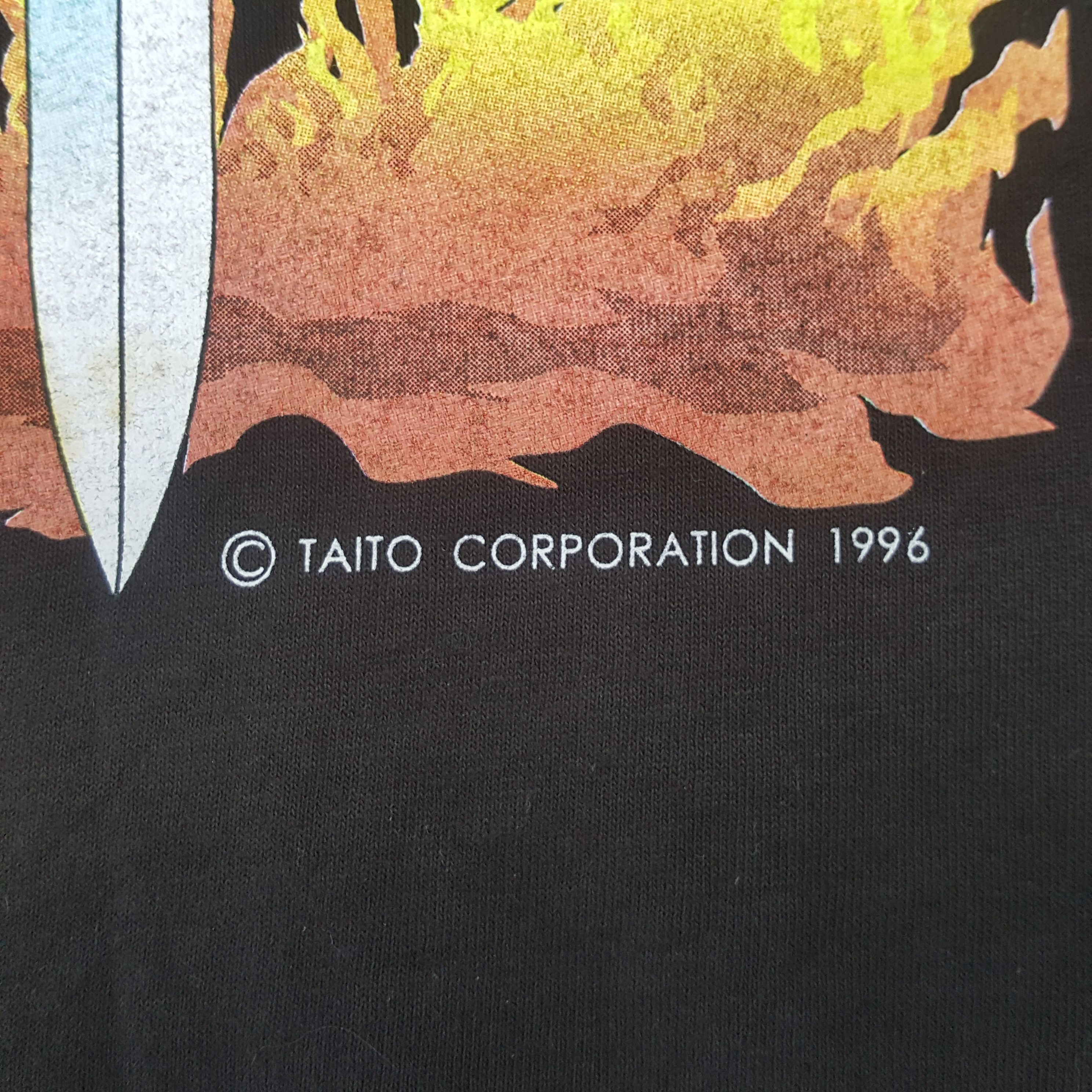 Tultex Burning Games Taito Production Promo Style Tshirt RR25 Size US M / EU 48-50 / 2 - 8 Thumbnail
