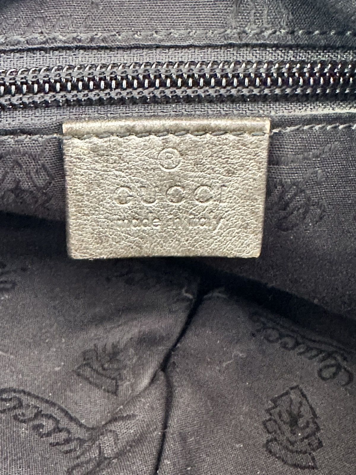 Gucci GUCCI Imprime Monogram Medium Messenger Bag Pewter Size ONE SIZE - 8 Thumbnail