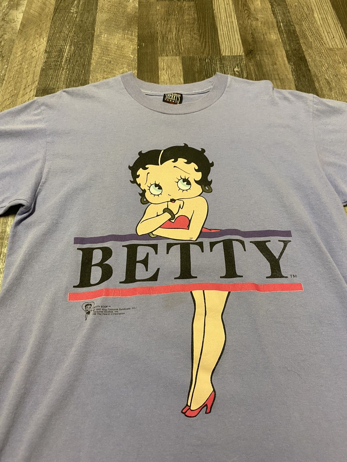 Vintage Vintage 1997 90’s Betty Boop Tee T Shirt Grail Sherrys Size US L / EU 52-54 / 3 - 2 Thumbnail