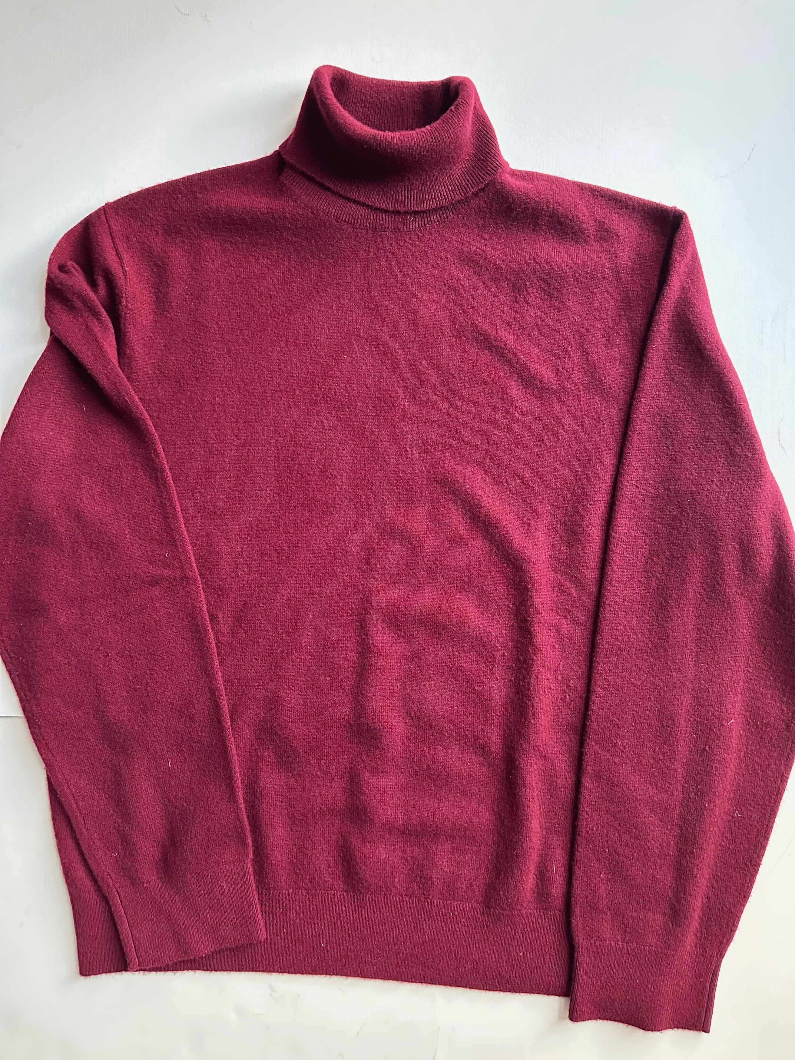 Todd Snyder Todd Snyder Cashmere Turtleneck - Burgundy - XXL Size US XXL / EU 58 / 5 - 1 Thumbnail