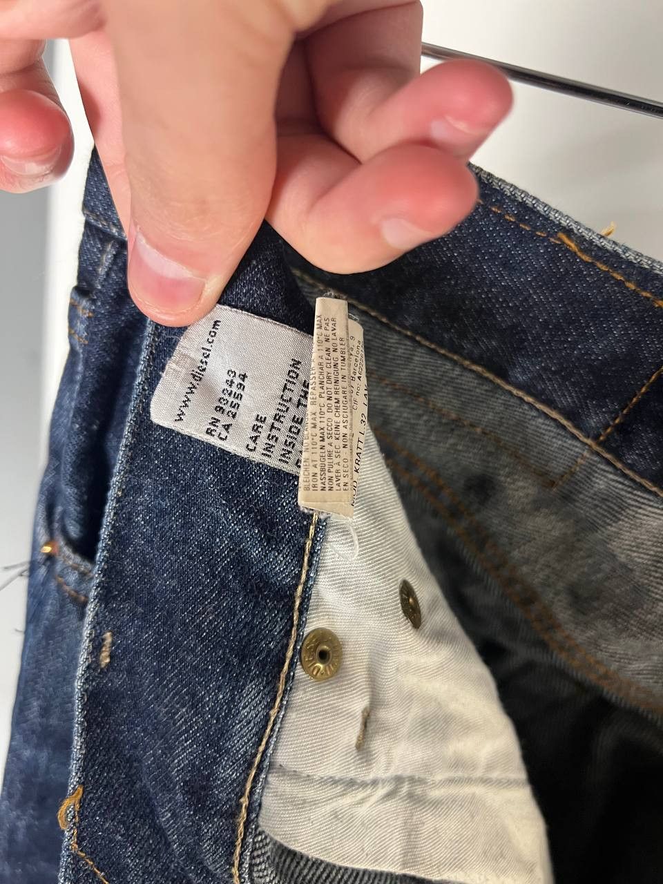 Diesel VINTAGE DIESEL INDUSTRY DENIM DIVISION JEANS CASUAL RETRO Size US 30 / EU 46 - 4 Thumbnail