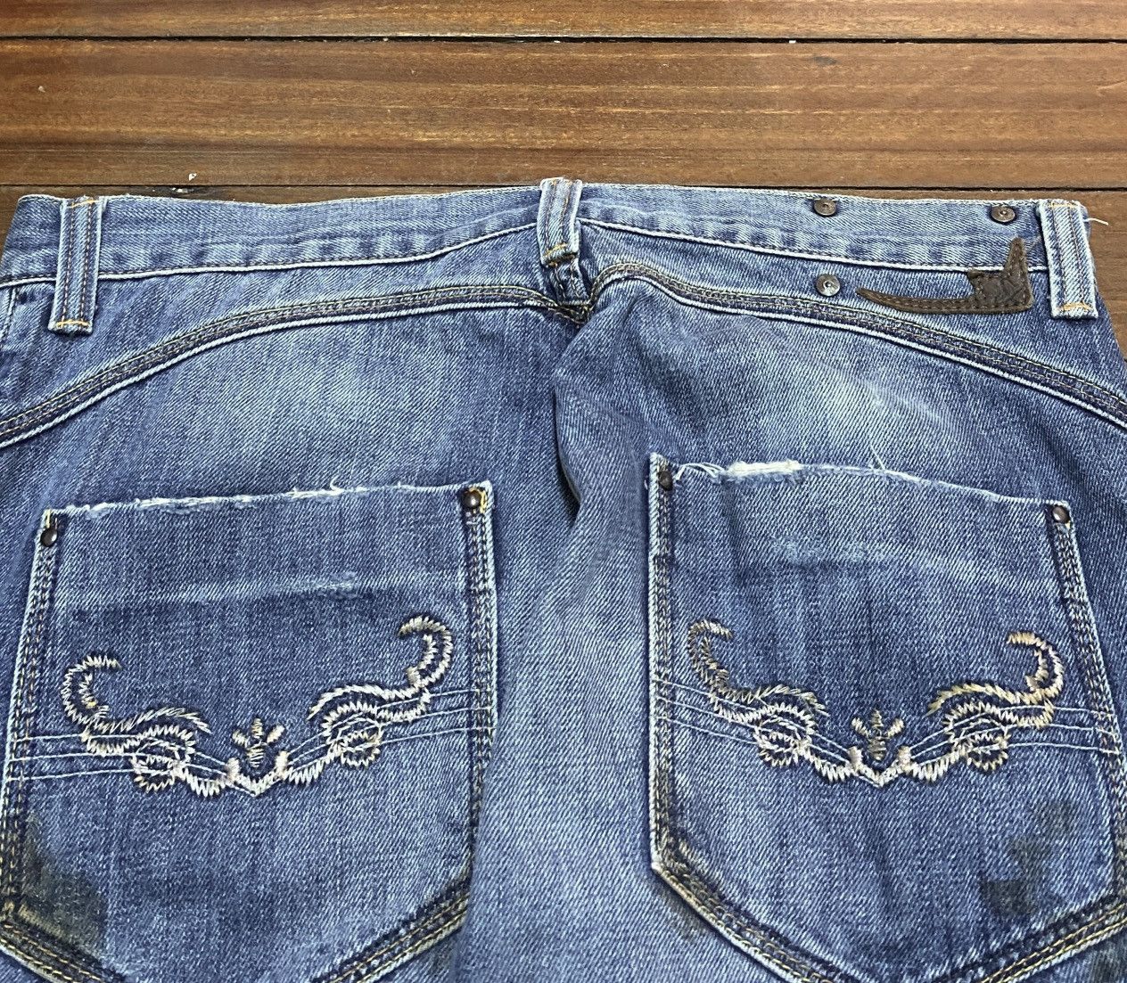 Japanese Brand Very Rare Vintage Japanese Brand Scotch Painting Jeans 2000s Size US 32 / EU 48 - 4 Thumbnail
