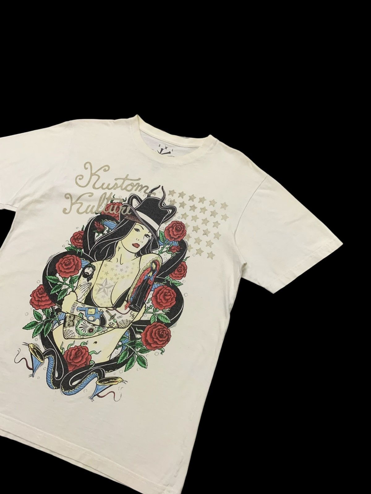 Hysteric Glamour × Japanese Brand Kustom kulture Japan Rabel Tattoo Sexy Bitch Tshirt Size US M / EU 48-50 / 2 - 3 Thumbnail