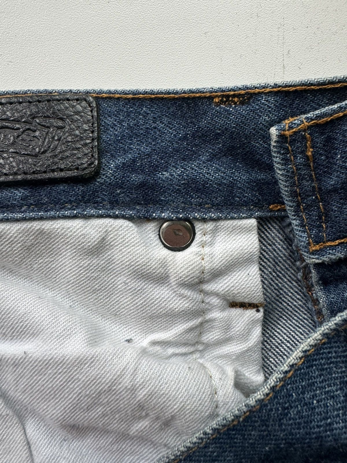Chrome Hearts × Levi's Chrome Hearts Levi’s Cross Patch Denim Pants Size US 29 - 9 Thumbnail