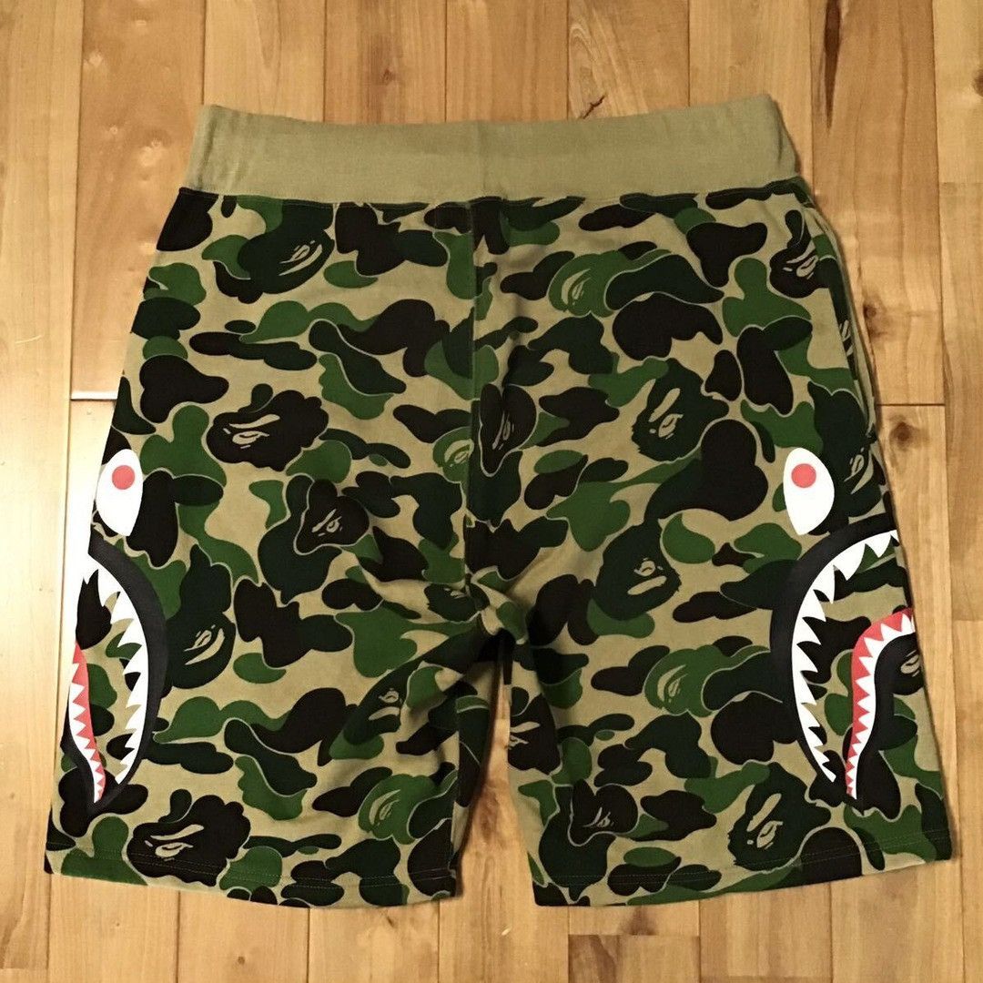 Bape BAPE Side Shark sweat shorts ABC camo green APE ★size XL Size US 36 / EU 52 - 3 Thumbnail