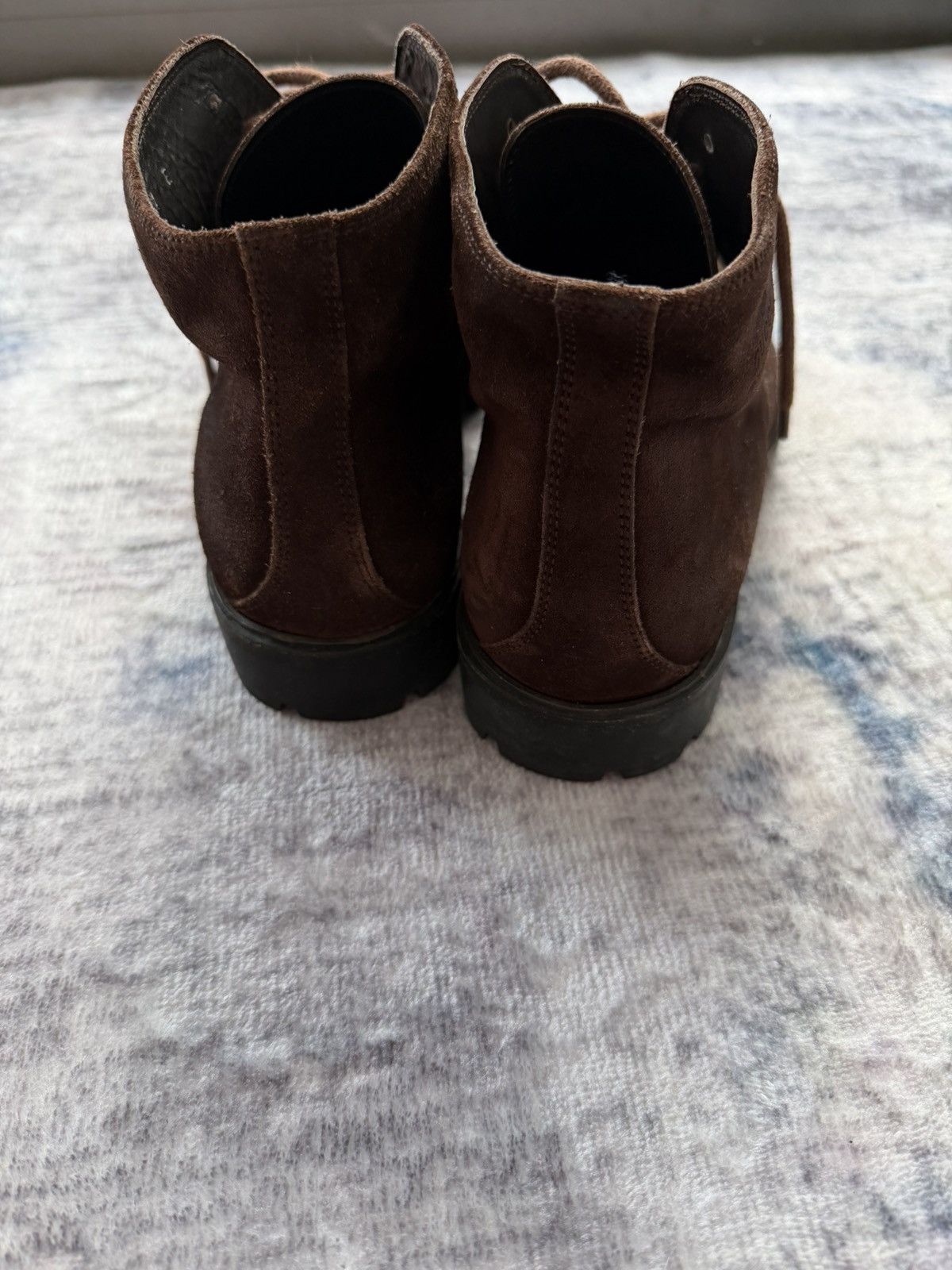 Gucci Gucci Suede Ankle Boot Chukka Dark Brown Size US 8 / EU 41 - 6 Thumbnail