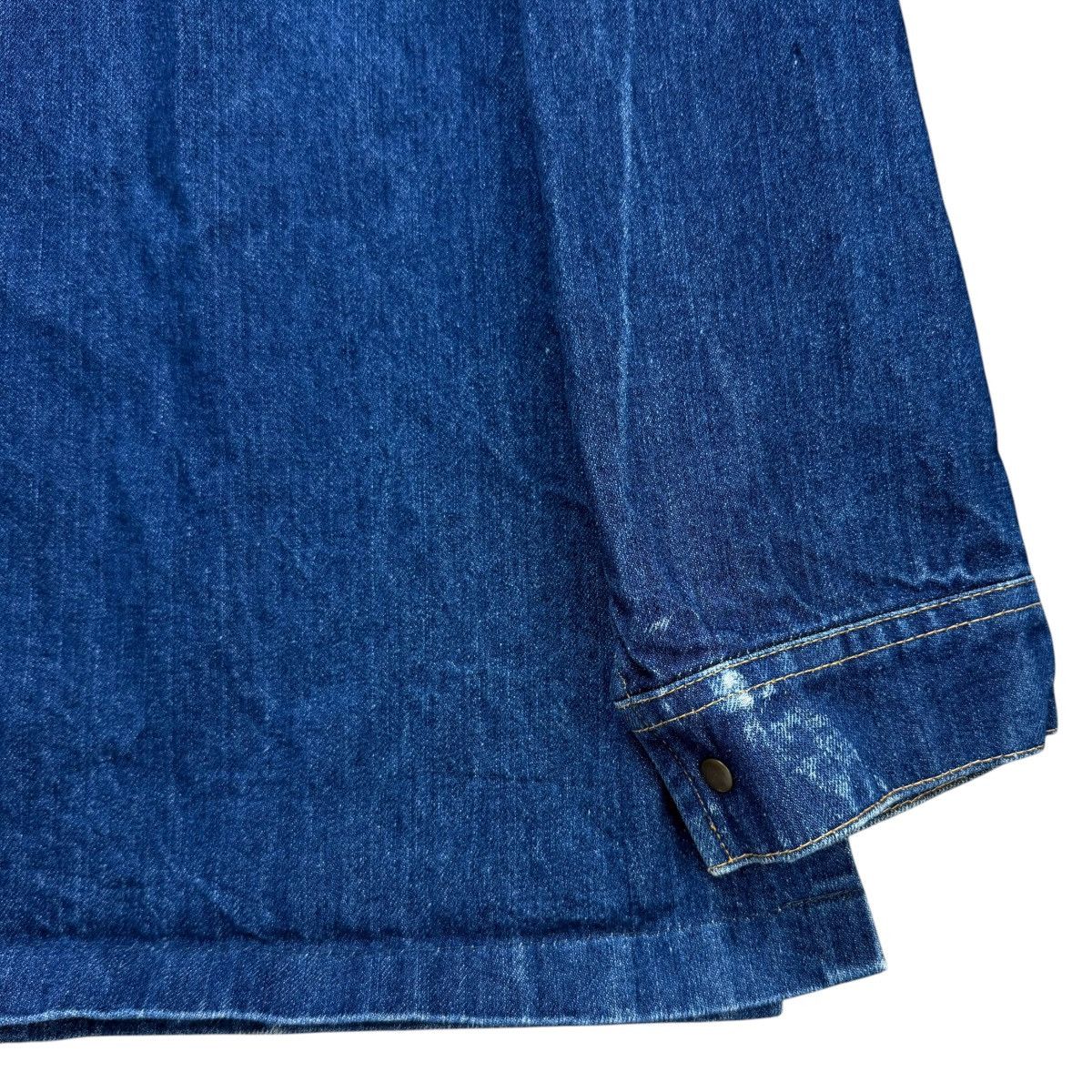 Lee Vintage 70s Lee Chore Overcoat Denim Jacket Blue Workwear Size US XL / EU 56 / 4 - 6 Thumbnail