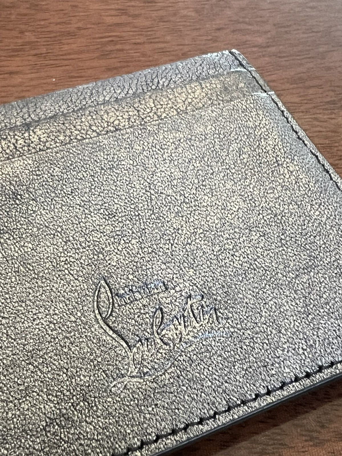 Christian Louboutin Christian Louboutin classic gunmetal card case. Size ONE SIZE - 4 Thumbnail