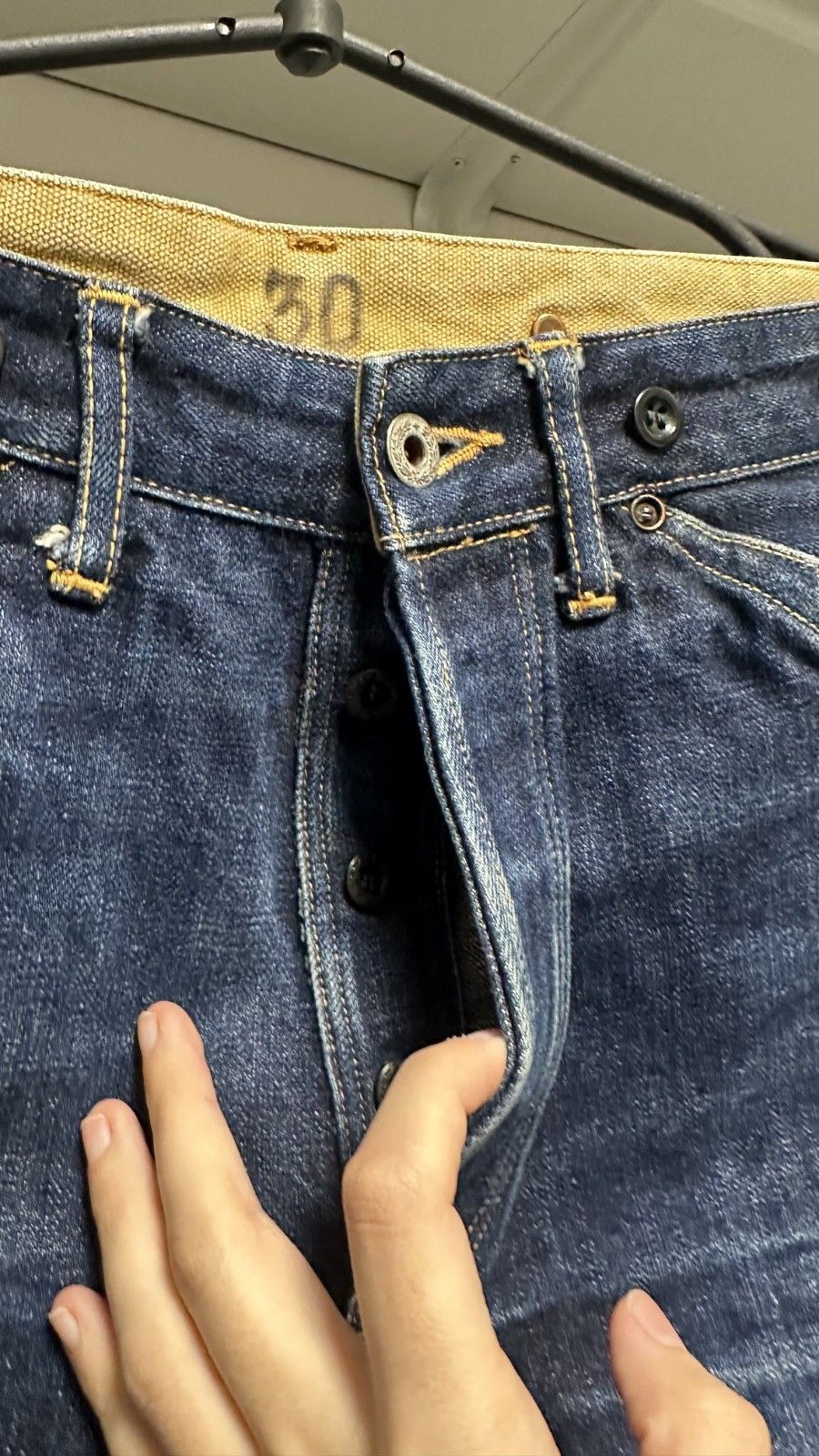 Other Red Tornado Blacksmith Buckle Back Jeans 16.5oz Raw Selvedge Size US 30 / EU 46 - 5 Thumbnail