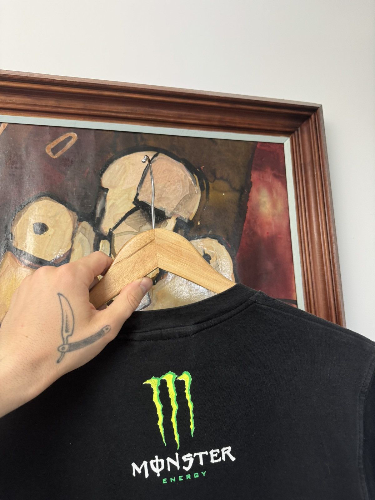 Vintage Vintage Y2K Monster Energy Drink Thunder Racing Tee Speed Size US S / EU 44-46 / 1 - 3 Thumbnail