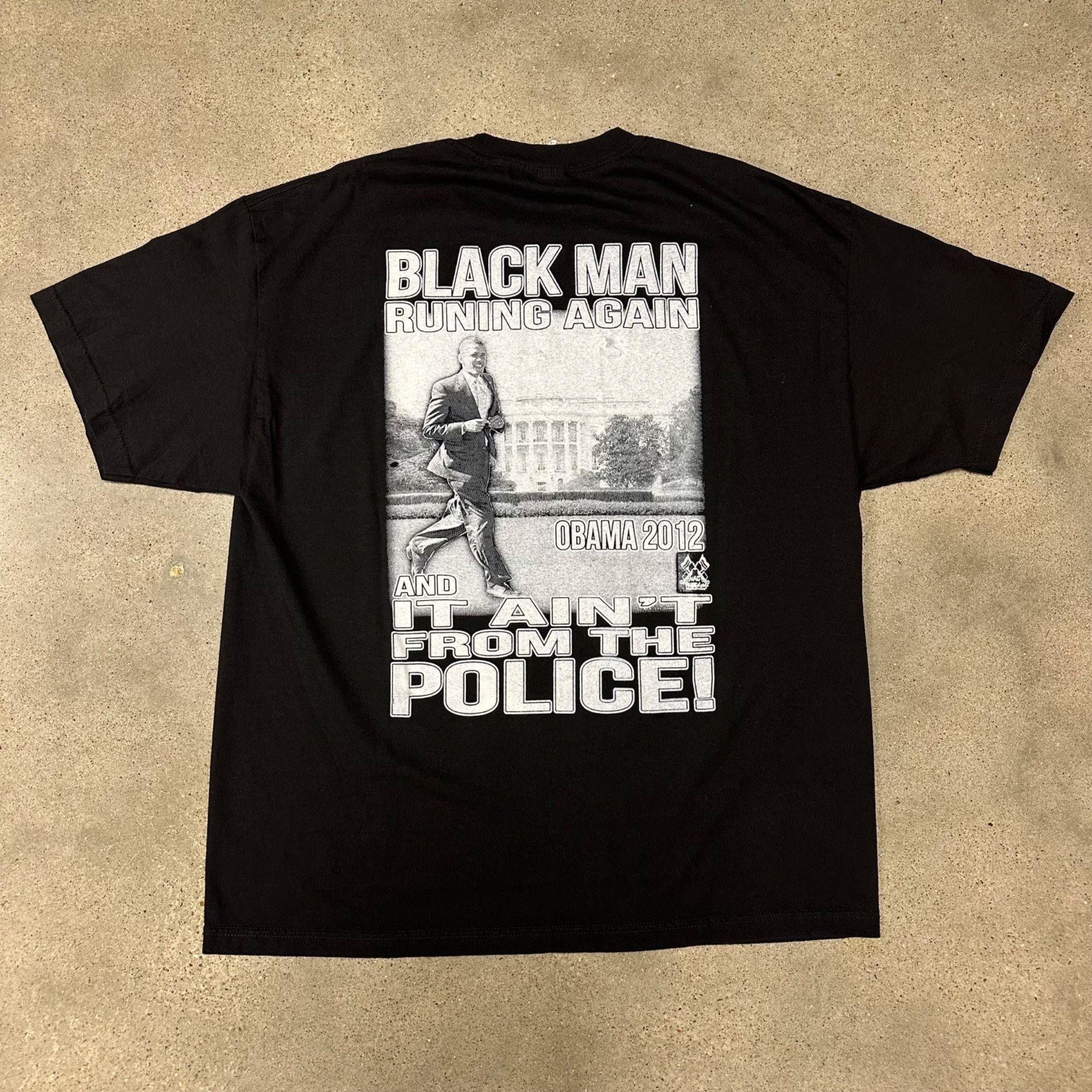 Vintage Vintage 2012 Barrack Obama Back to Back Political Shirt Size US XXL / EU 58 / 5 - 2 Thumbnail