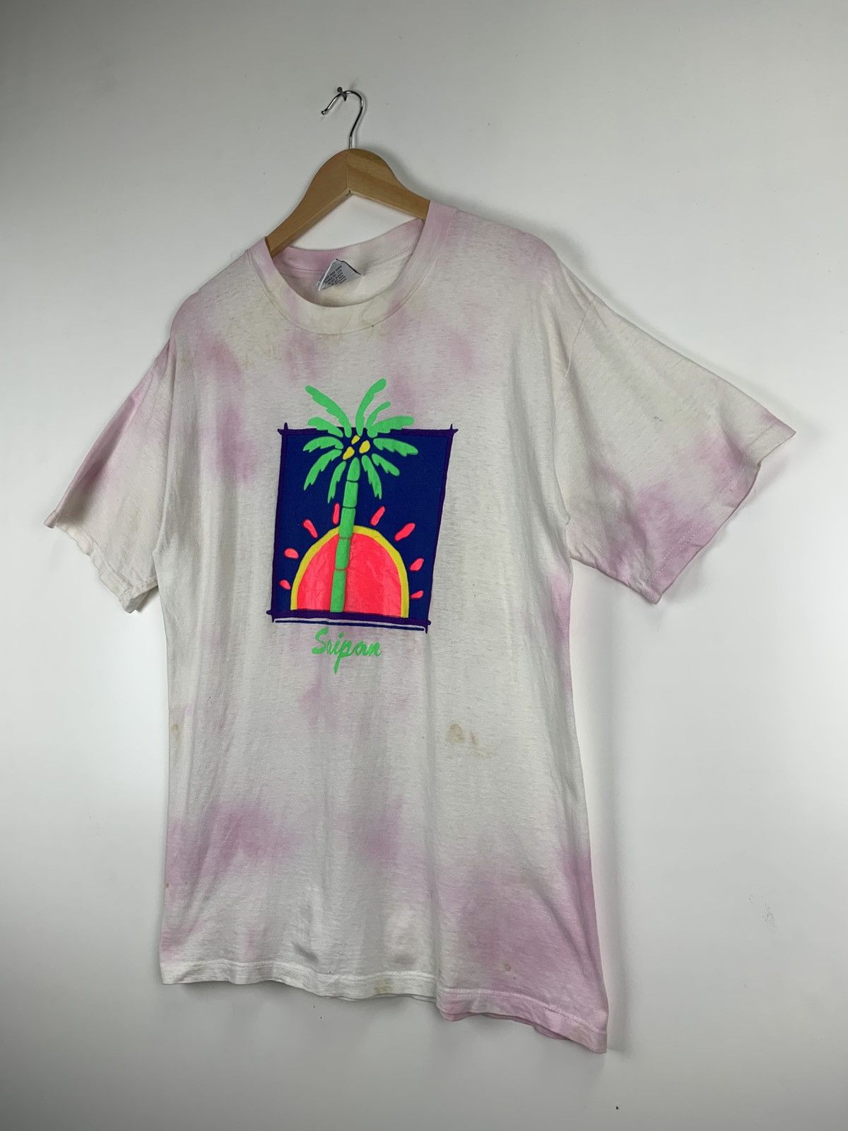 Vintage Vintage Saipan tie dye tee Size US L / EU 52-54 / 3 - 4 Thumbnail