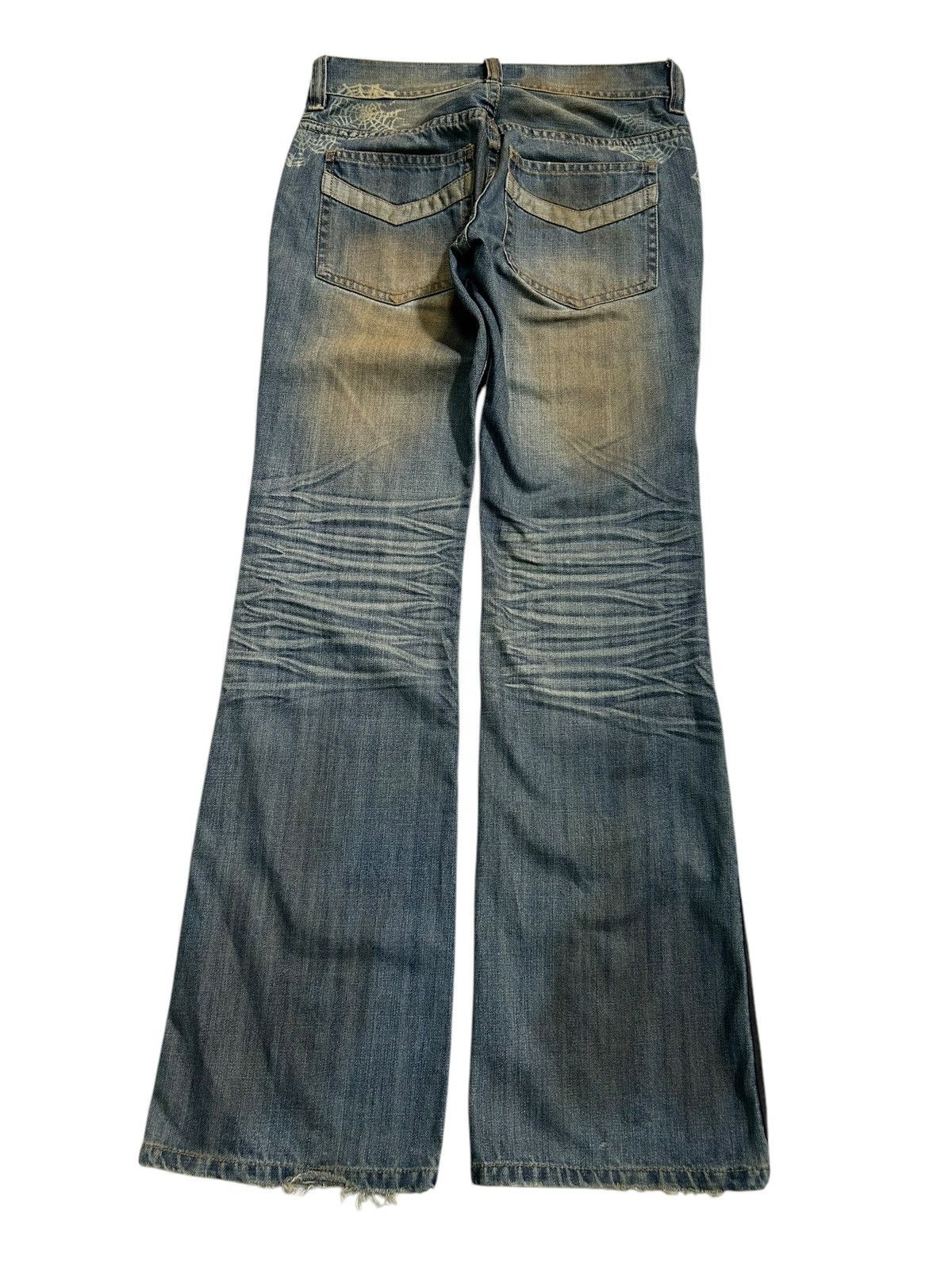Japanese Brand × Kapital × Vintage Xfrm Flare Japanese Punk Bondage Style Denim ☠️🎌 Size US 30 / EU 46 - 11 Thumbnail