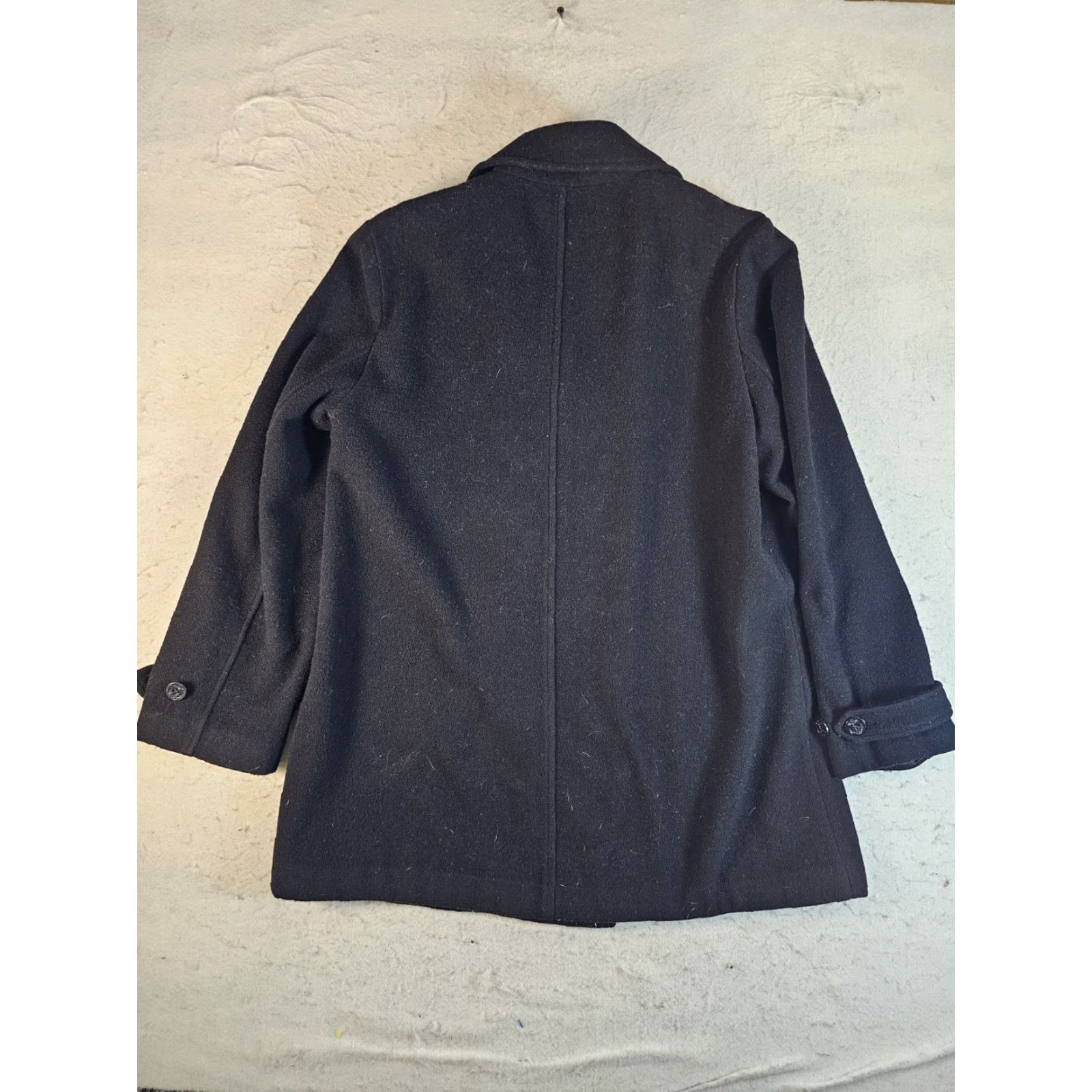 Eddie Bauer VINTAGE Eddie Bauer Peacoat Jacket Black Mens S Wool Double Breasted Style Classic Winter Size US S / EU 44-46 / 1 - 7 Thumbnail