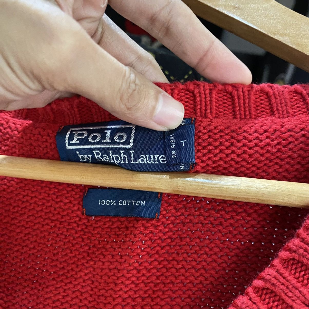 Polo Ralph Lauren Vintage 90s Polo Ralph Lauren Polo Small Pony Knitwear Vest Size US XXL / EU 58 / 5 - 7 Thumbnail