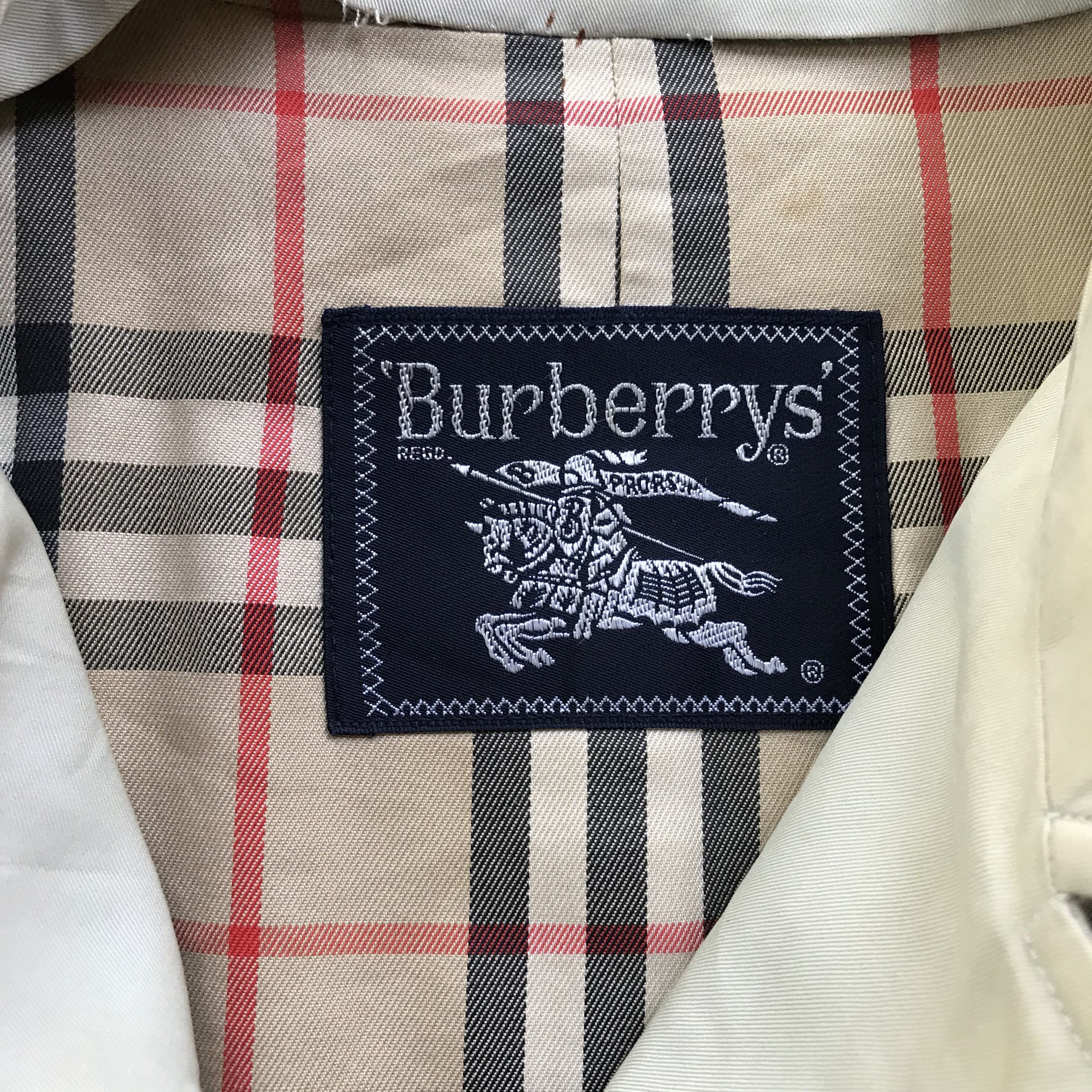 Burberry Vintage 90s Burberry Nova Check Trench Coat Jacket / medium Size US M / EU 48-50 / 2 - 11 Thumbnail