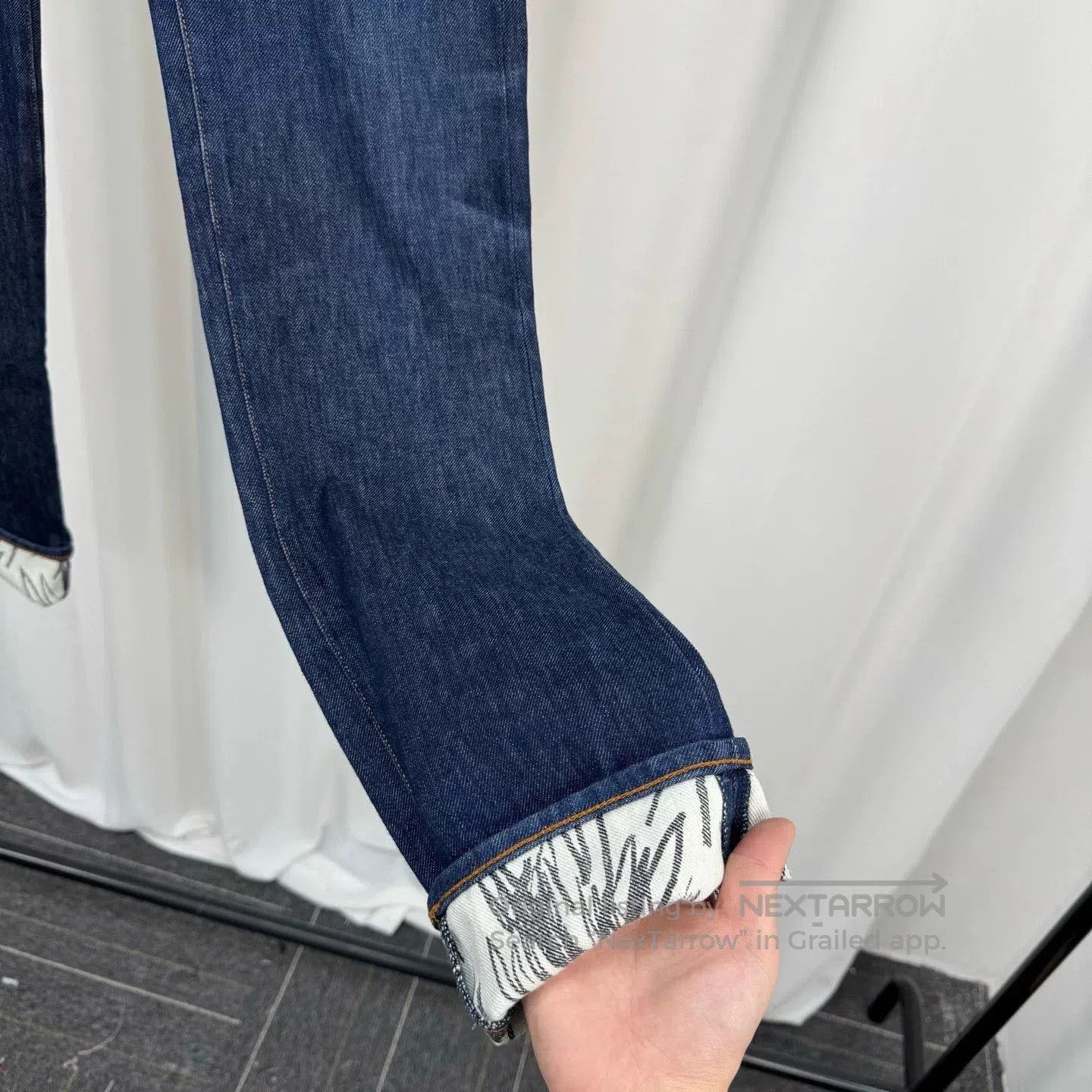 Dior Dior Painted Hem Washed Jeans. Size US 31 - 4 Thumbnail
