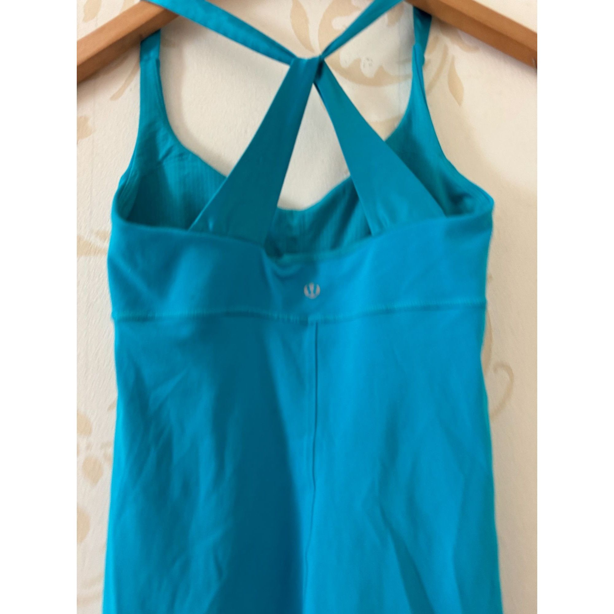 Lululemon Lululemon Blue Power Y Tank Top - Ladies Size 4 Size S / US 4 / IT 40 - 3 Thumbnail