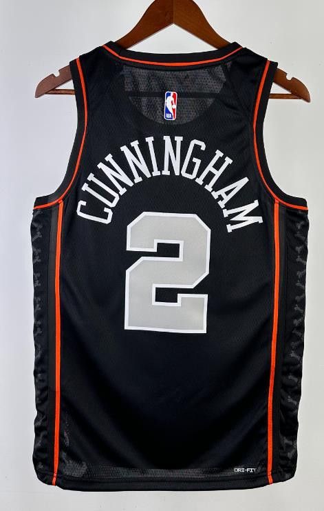 NBA 2024 Season Detroit Pistons #2 Cade Cunningham Jersey Size US S / EU 44-46 / 1 - 2 Thumbnail