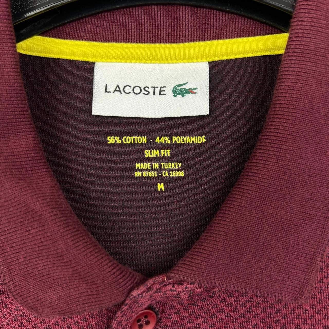 Lacoste Lacoste Polo Shirt Men Red Slim Fit Short Sleeve Collared M Size US M / EU 48-50 / 2 - 7 Thumbnail