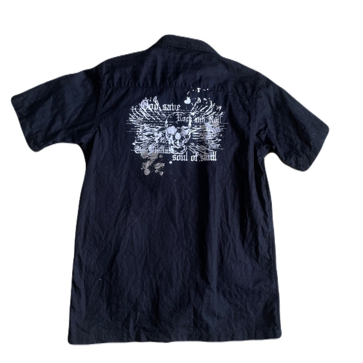 If Six Was Nine 2000s Japanese archive Vkei Gothic Poem Zip Gimmick Shirts Size US S / EU 44-46 / 1 - 4 Thumbnail