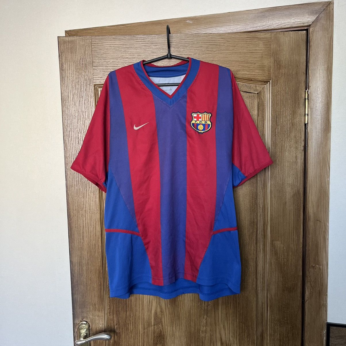 Nike Nike Barcelona vintage football jersey 90s Size US L / EU 52-54 / 3 - 1 Thumbnail