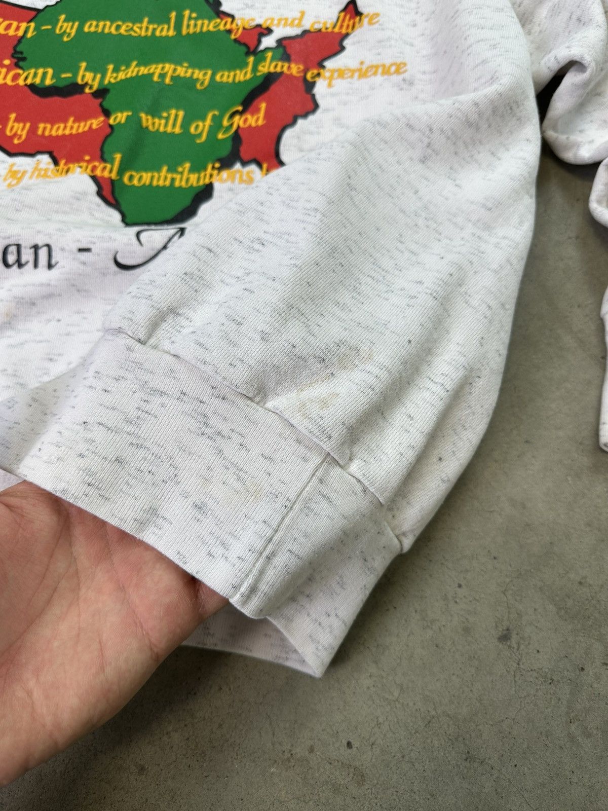 Vintage vintage 90s i am african american spellout crewneck xl Size US XL / EU 56 / 4 - 7 Thumbnail