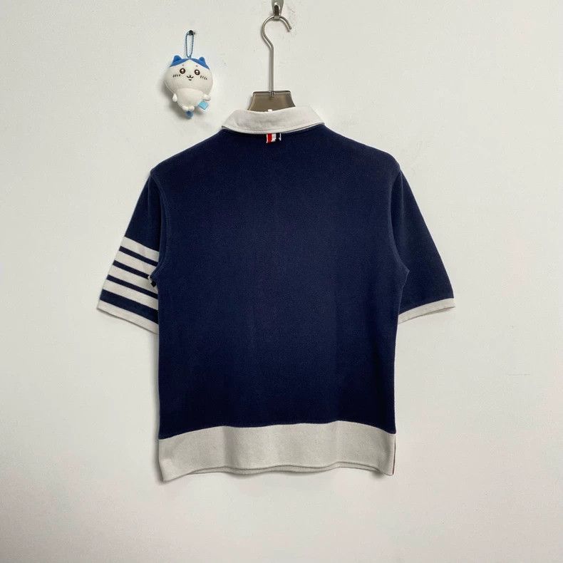 Thom Browne Thom Browne Four-striped polo shirt with arms 2503-Nextarro Size US M / EU 48-50 / 2 - 4 Thumbnail