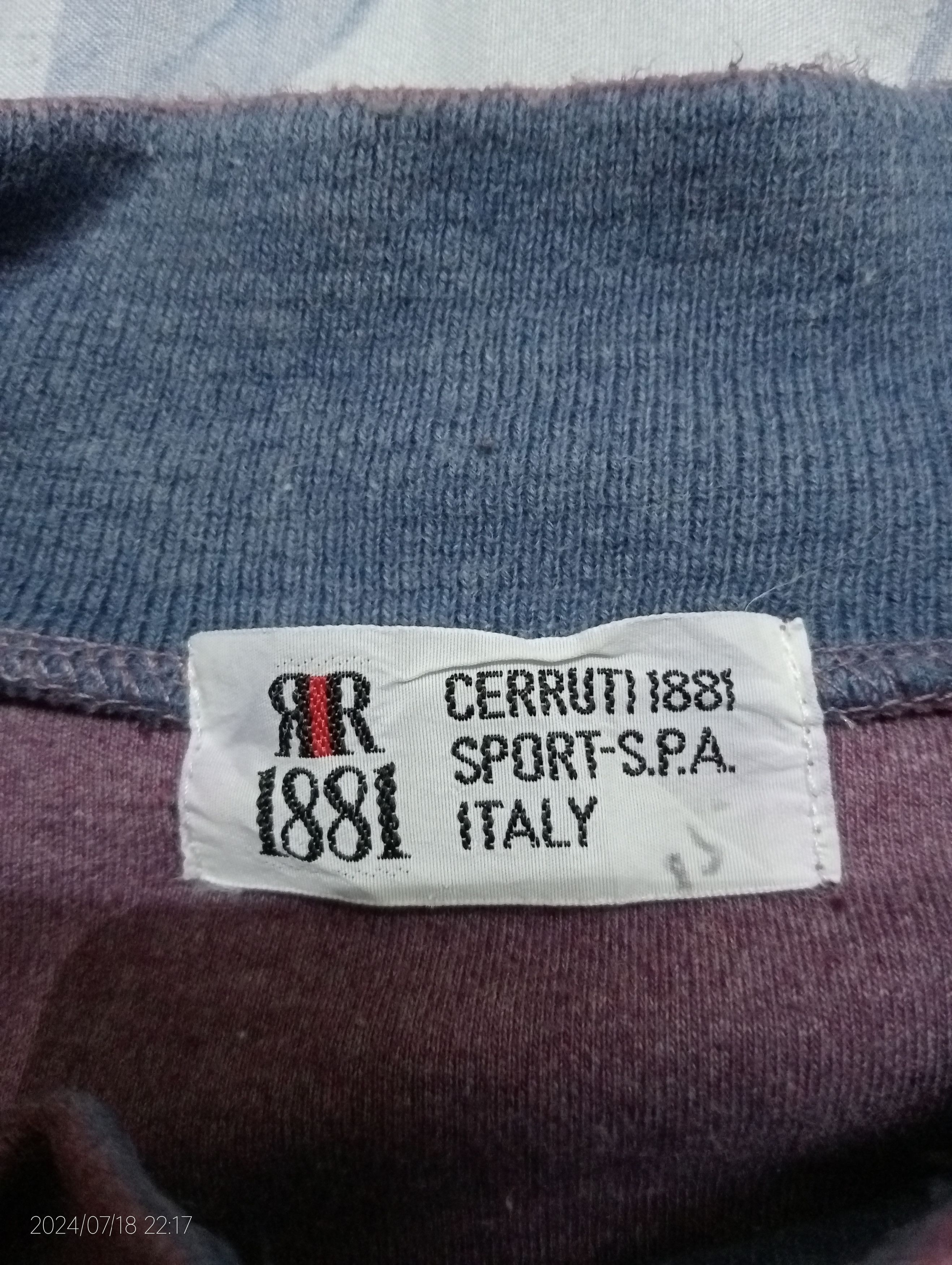 Cerruti 1881 Cerutti 1881 Sport S.P.A Italy Crewneck Sweatshirt Size US L / EU 52-54 / 3 - 2 Thumbnail
