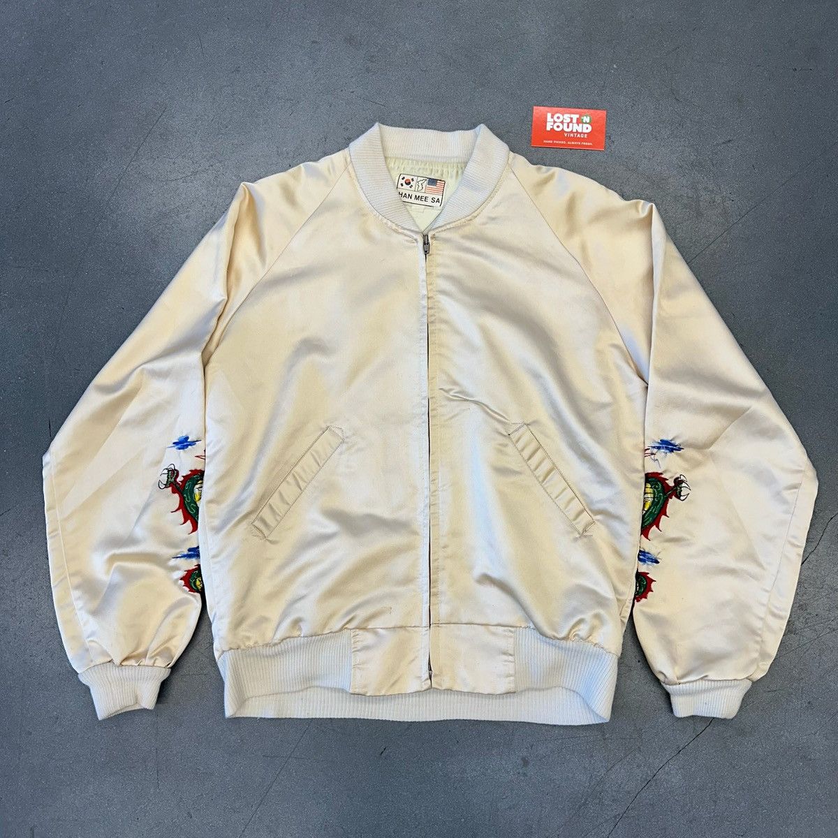 Vintage 80’s Vintage Korea Souvenir Sukajan Bomber Jacket Size US L / EU 52-54 / 3 - 4 Thumbnail