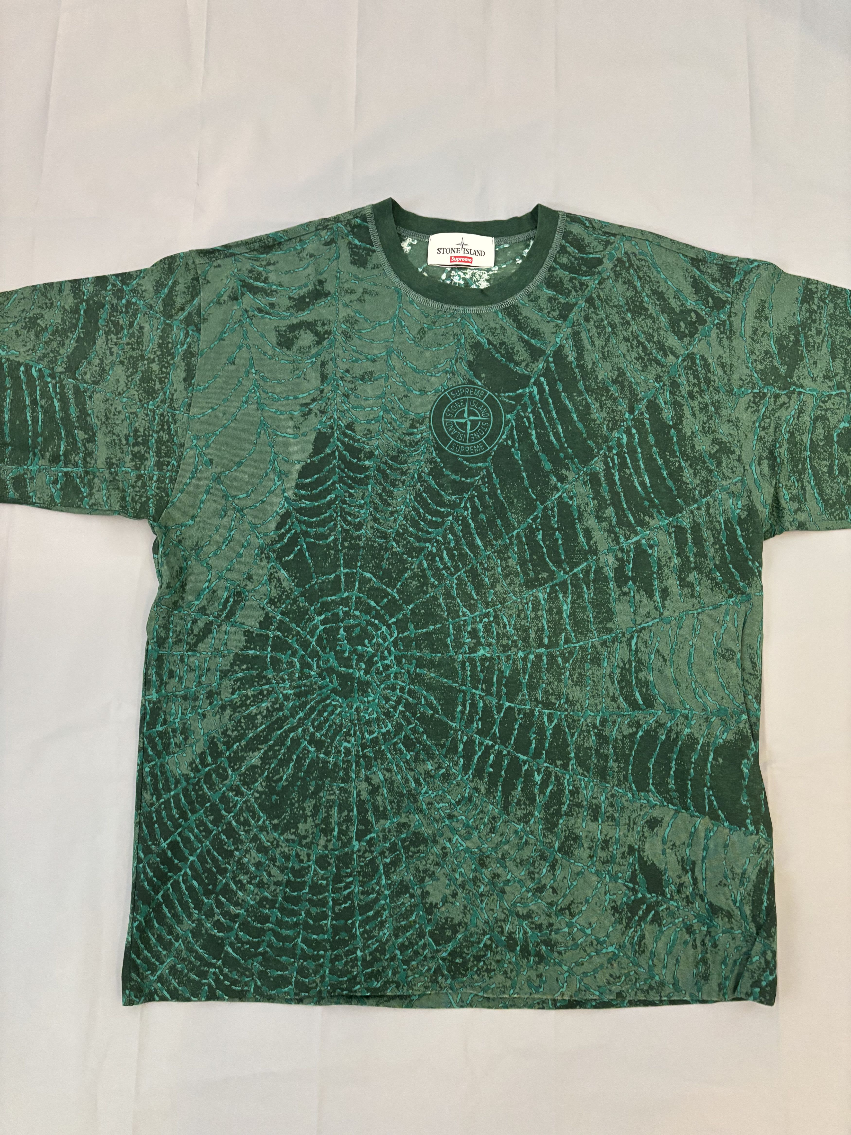 Stone Island T-shirt vert foncé Stone Island x Supreme en tbe Size US M / EU 48-50 / 2 - 6 Thumbnail