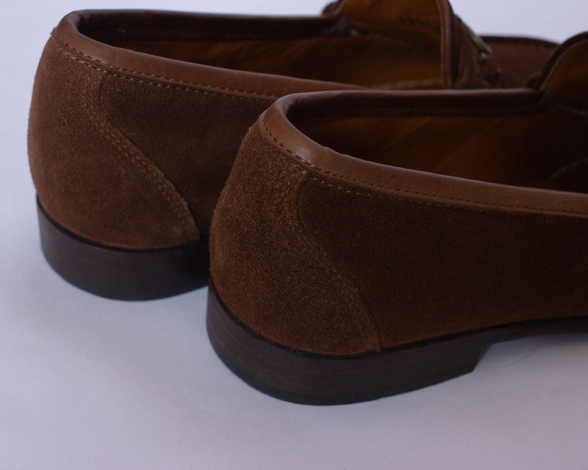 Salvatore Ferragamo 850$Ferragamo Moccasin Gancini Testa Di Moro Ornament Suede Size US 9 / EU 42 - 9 Thumbnail