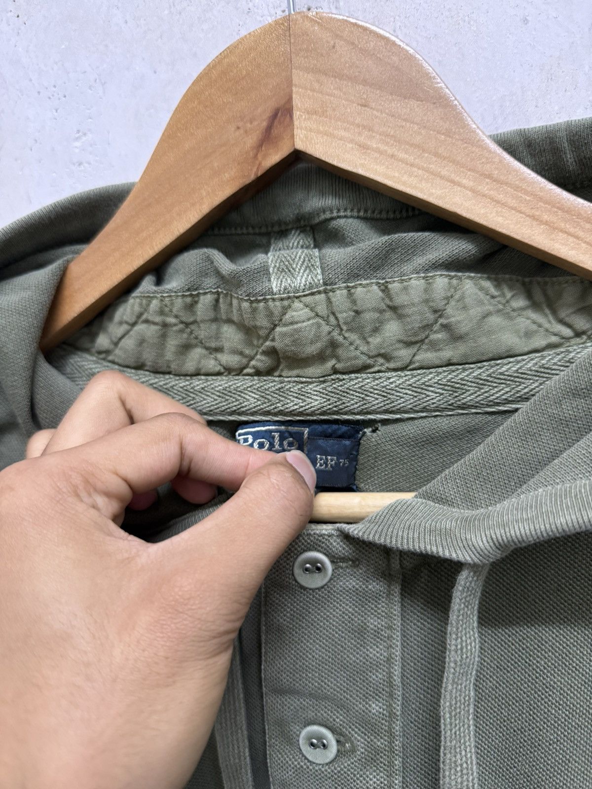 Polo Ralph Lauren Vintage Polo Ralph Lauren Rugby Half Button Hoodie Size US XL / EU 56 / 4 - 6 Thumbnail