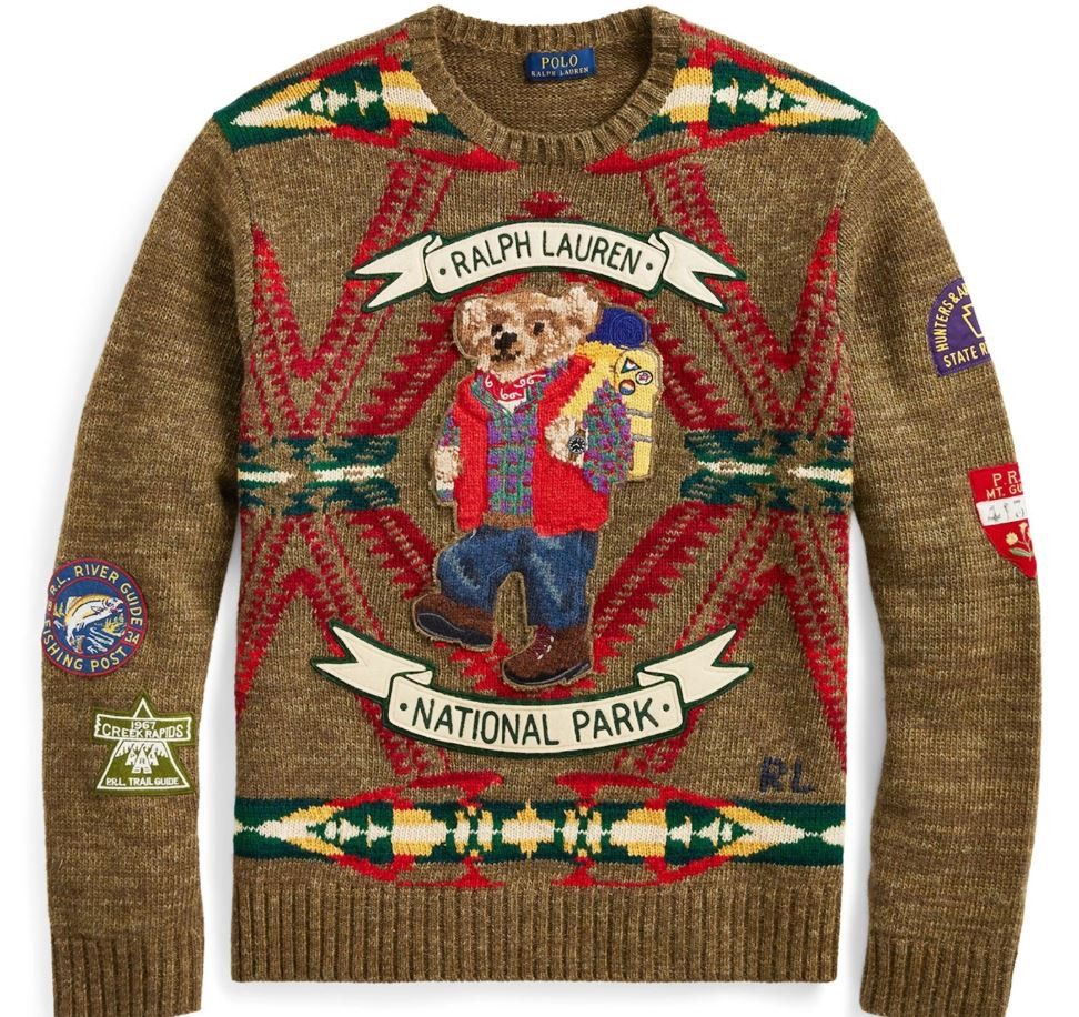 Polo Ralph Lauren Polo Ralph Lauren Sportsman Hiking Bear Sweater Large Size US L / EU 52-54 / 3 - 1 Thumbnail