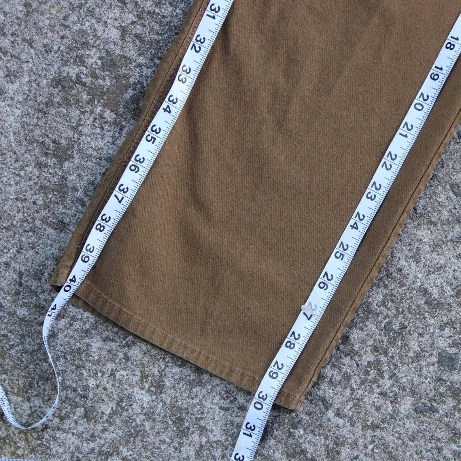 Lee Vintage 90’s Tan Khaki Baggy Lee Workwear Carpenter Pants Size 36" / US 14 / IT 50 - 5 Thumbnail