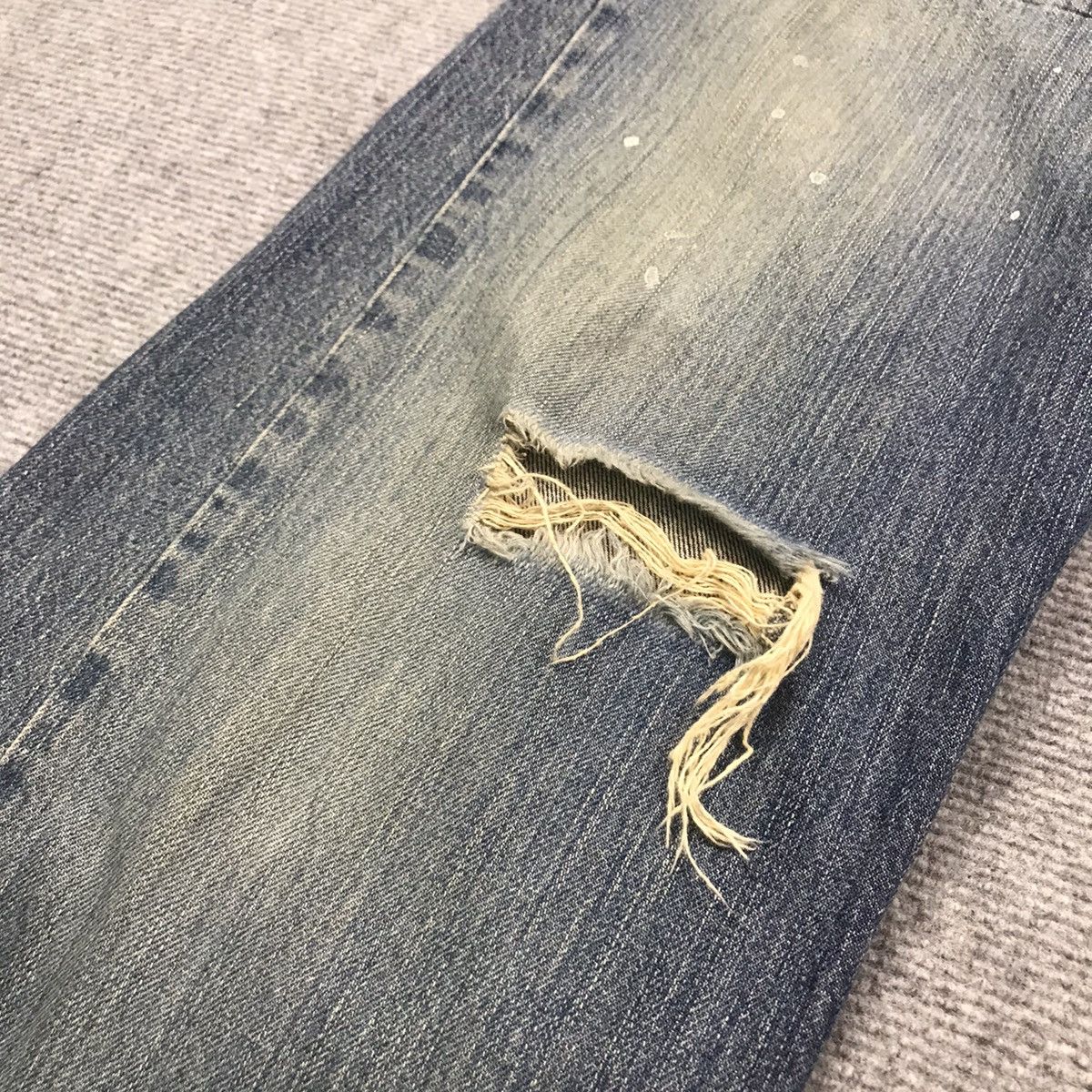 Other BAGGY RARE💀HOLLISTER DISTRESSED DENIM PANTS Size US 30 / EU 46 - 7 Thumbnail